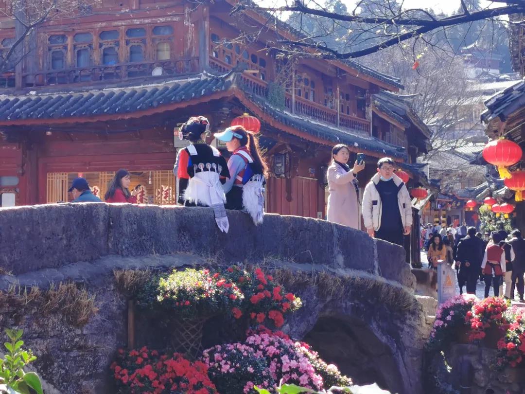 來麗江古城，感受花團錦簇、欣欣向榮