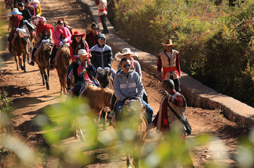 這里交通便利，區(qū)位優(yōu)越，境內(nèi)擁有高原濕地、茶馬古道、環(huán)湖生態(tài)步道、臥虎山、傳統(tǒng)古村、環(huán)海觀光大道等自然風光，以及多彩的納西文化和獨特的田園風光，是一個以自然資源和文化資源為主要特色的旅游名村。